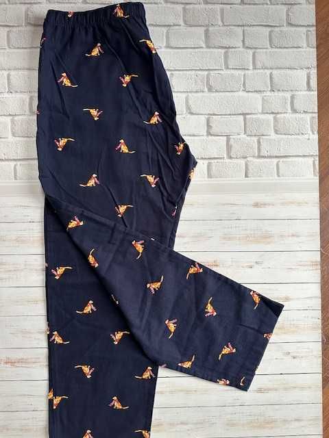 Чоловічі фланелеві піжамні штани Gap, р XL, з золотистим ретривером