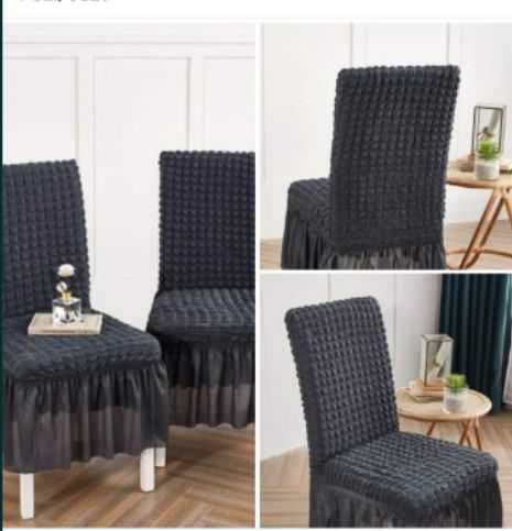 Pokrowce na krzesła gofrowane ornament