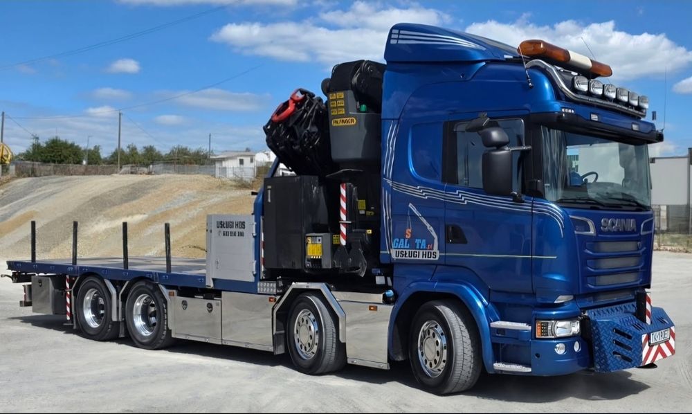 Usługi dźwigowe hds transport hds 25m  energetyka maszyny galsta