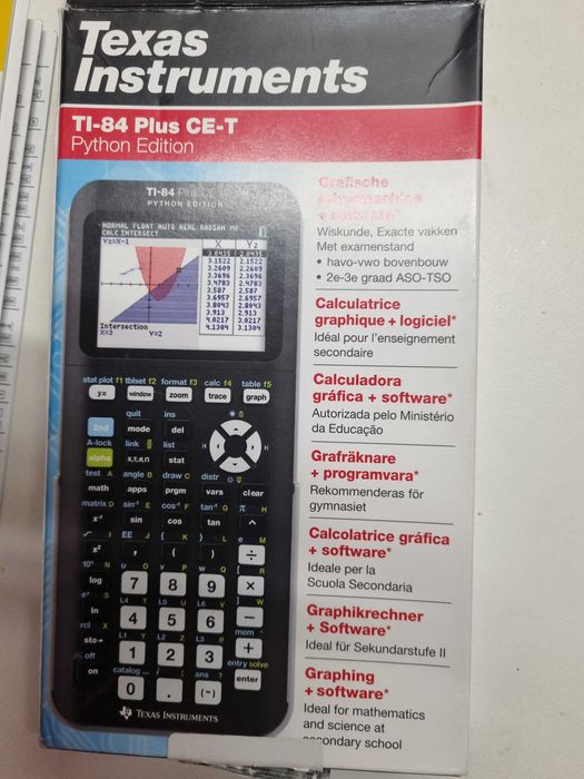 Calculadora grafica Texas Instruments TI-84 Plus CE-T Python Edition.