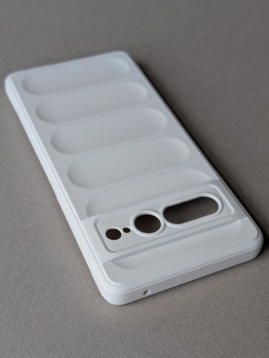 Протиударний чохол Google Pixel 7 Pro силіконовий з мікрофіброю Білий