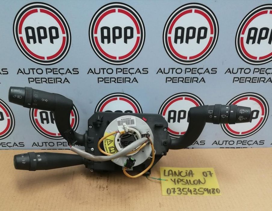 Comutador de luzes e piscas Lancia Ypsilon de 2007,Ref: 07354359180