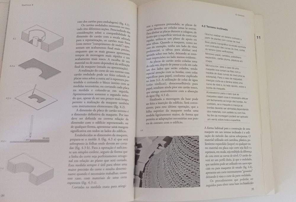Livro ensina a fazer maquetes arquitetura.