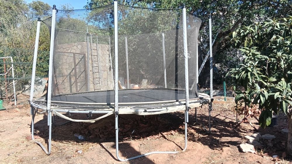 Trampolim Domyos 360 (Diâmetro 3,60m) – Decathlon - para desocupar espaço