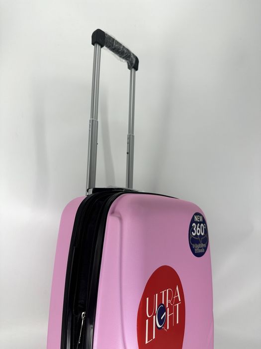 Nowa walizka mała kabinowa S różowa, pudrowy róż