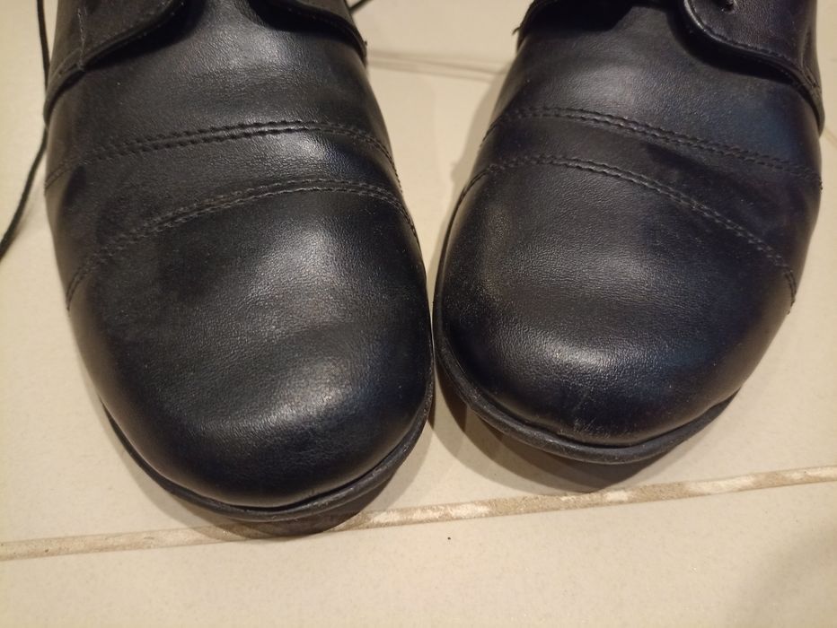 Czarne eleganckie wizytowe buty chłopięce rozm.31 jasełka, wesele