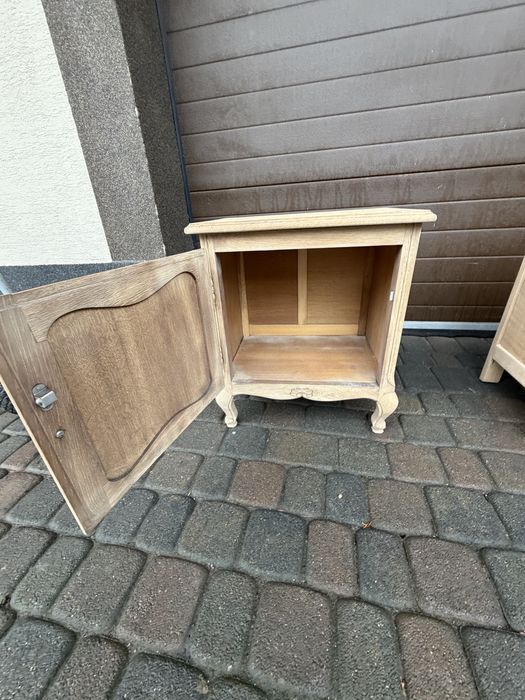 Szafki w stylu ludwikowskim  oczyszczone dąb stan surowy