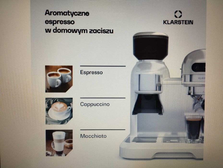 Bella Café 1550W Ekspres Kolbowy Kremowy