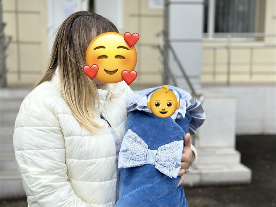 Конверт на выписку для мальчика