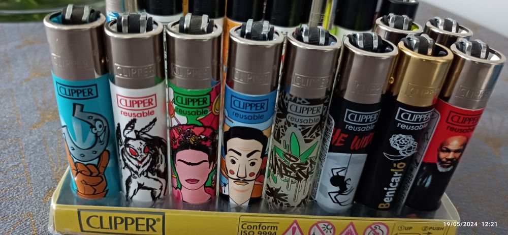 Isqueiros Clipper variados Novos