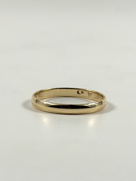 Złota obrączka rozmiar 22