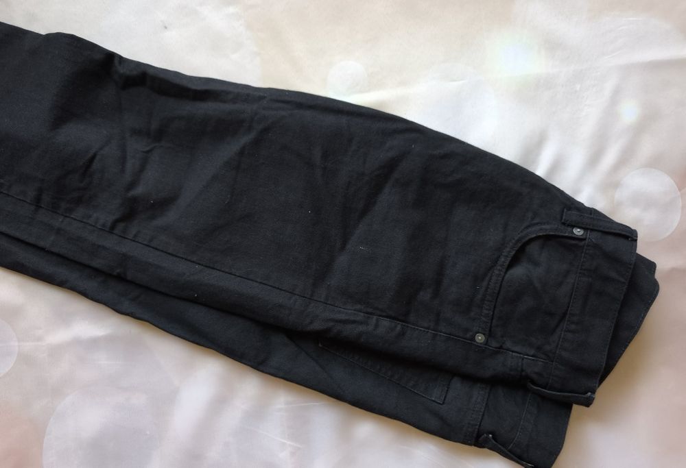 Spodnie jeansowe męskie czarne  33/32 jeans Denim H&M