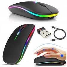 Mysz Bezprzewodowa akumulatorowa podświetlana