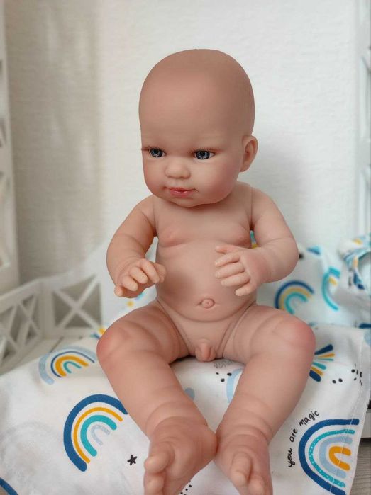 Пупс без одягу хлопчик реборн Nines d`Onil, 37 см