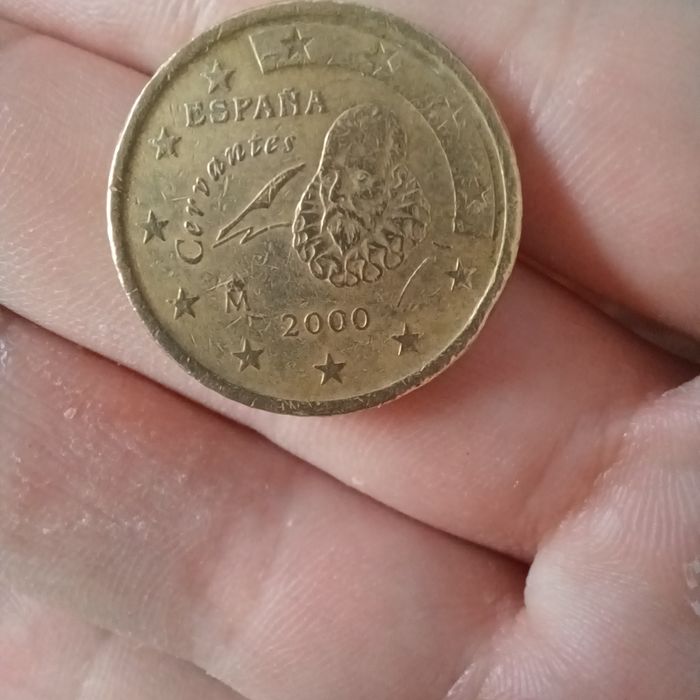 Moeda 50 cent 2000 espanha