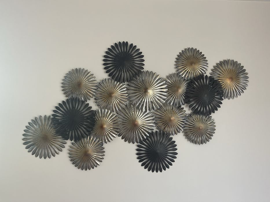 Dekoracja na ścianę metalowa