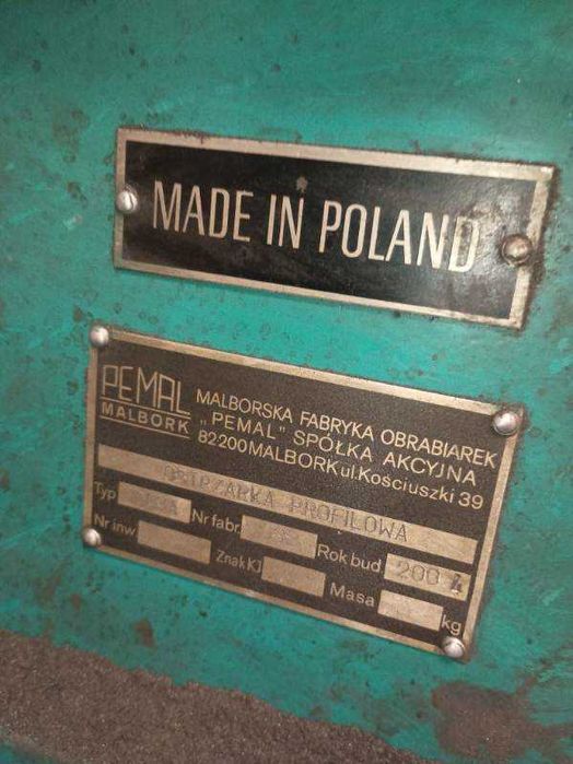 Ostrzarka do narzędzi profilowych typ DUJA