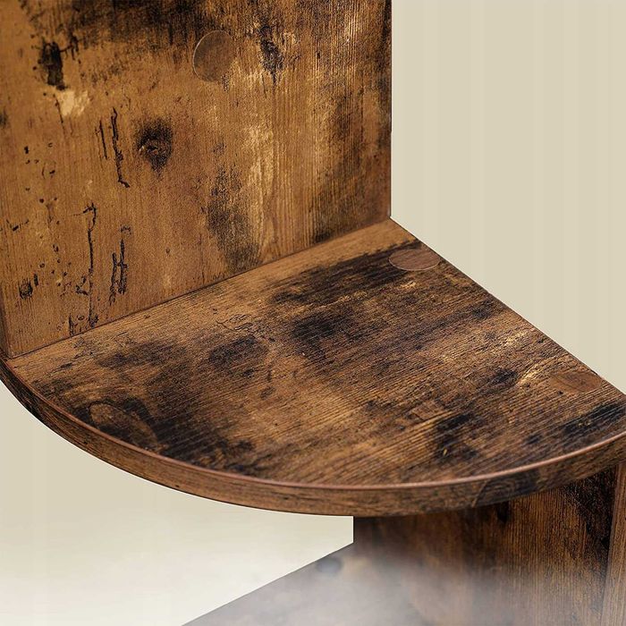 Półka NAROŻNA regał szafka wisząca 20x20x126 róg ścienny LOFT książki
