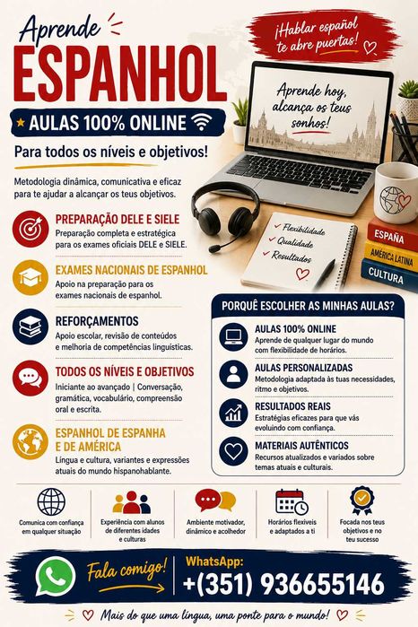 Spanish Teacher | DELE, SIELE and National Exams | Online Classes