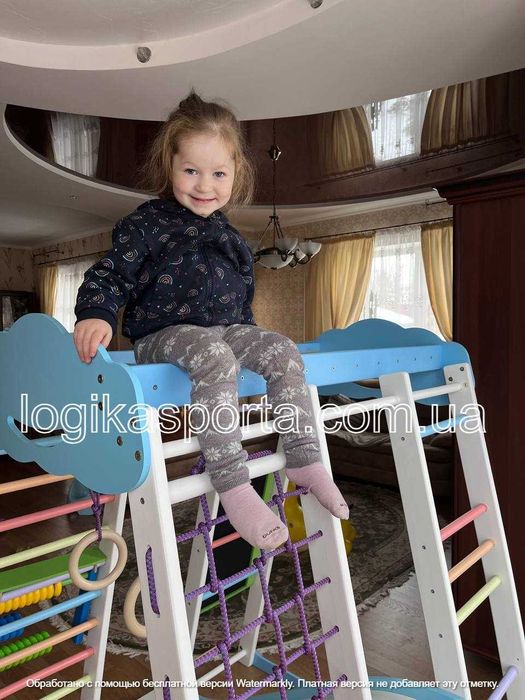 Игровая площадка, Детский спортивный комплекс, Качели, Горка,