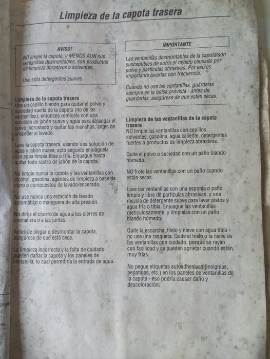 Manual das Capotas do Freelander 3 portas