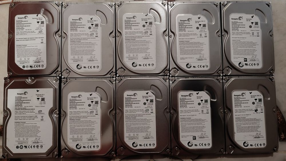 Жорсткий диск 1 Tb 500 Gb 320 250 160