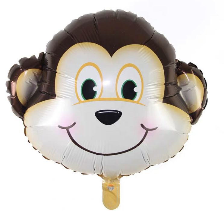 Diversos baloes: comboio, bola, girafa, leao, macaco, vaca, bailarina