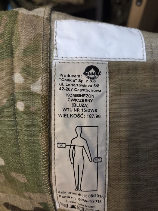 Bluza ćwiczebna WS Multicam