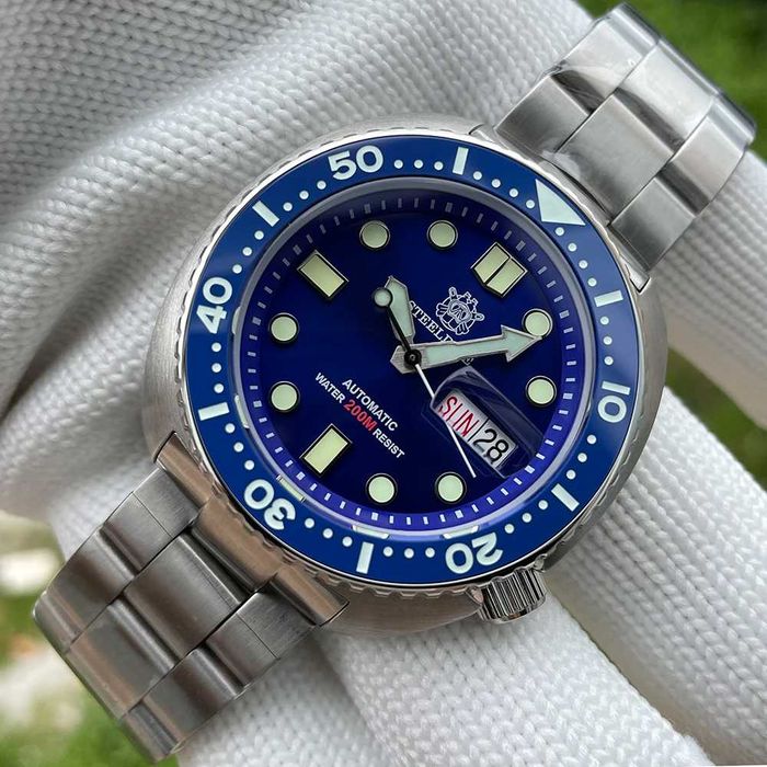 Часы  Королевская Черепаха STEELDIVE SD1972 V2 хомаж Seiko King Turtle