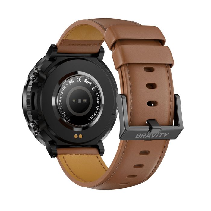 smartwatch gravity gt21-4 + czarny pasek silikonowy
