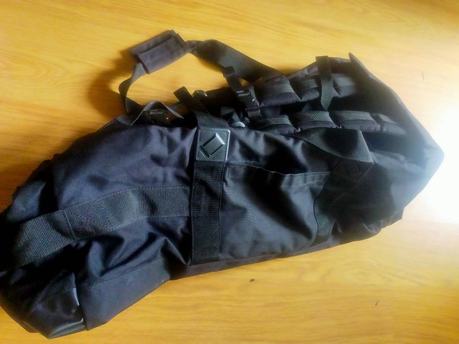 Сумка-рюкзак, баул 80+20л, чорний Оригінал Британія