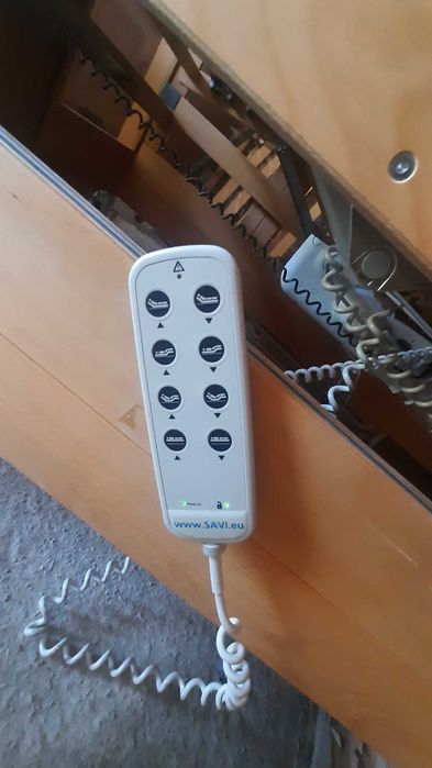 łóżeczko dziecięce rehabilitacyjne 90x200  elektryczne 4f pleksi