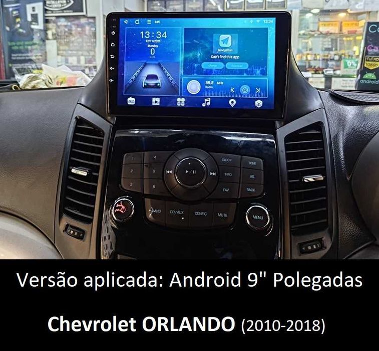 Rádio 2DIN • CHEVROLET • Aveo • Captiva • Trax • Orlando • Android