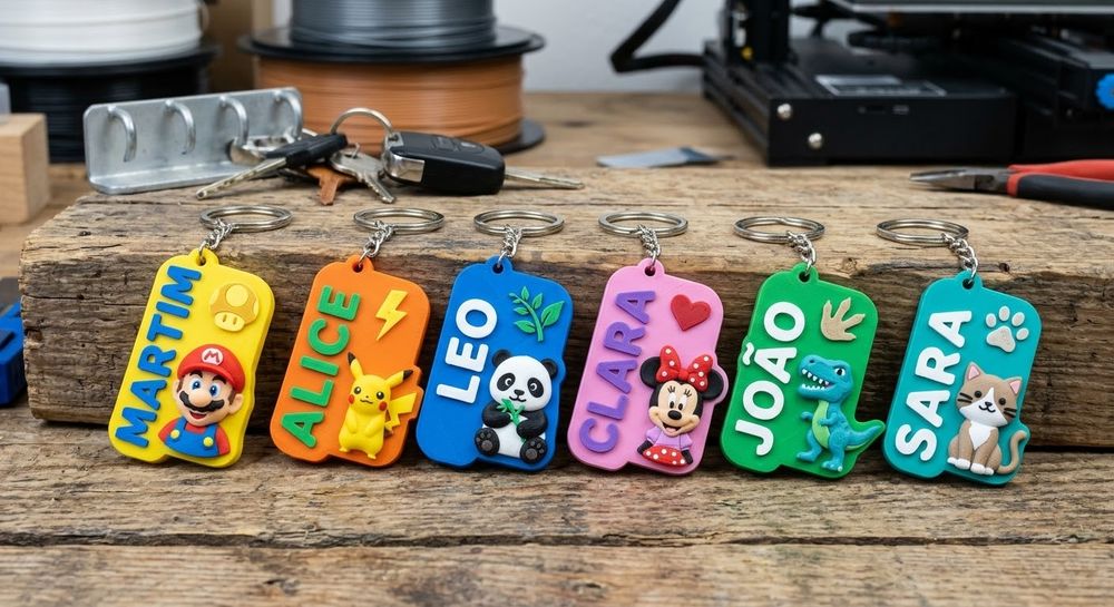 Porta chaves personalizados