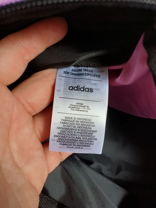 Torba sportowa fioletowa Adidas