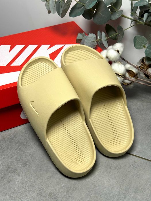!BIG SALE! Nike Calm Slide Beige 36-45 | шльопанці найк