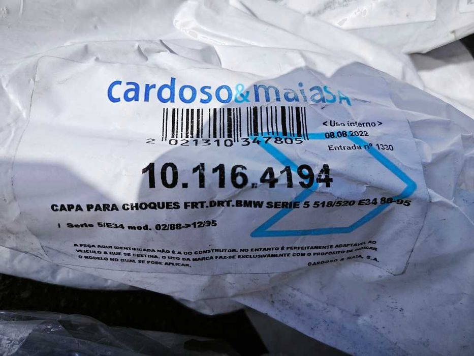 Frisos para-choques BMW E34