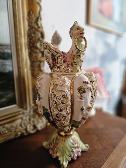 Duży wazon Capodimonte Cyganka #1565 Stylowy Węgrów