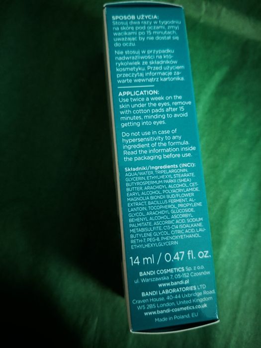 Bandi Professional Pro Care peeling pod oczy z keratoliną