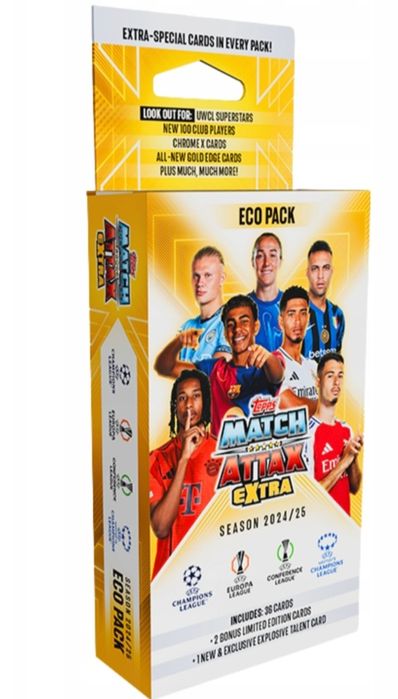 Topps Match Attax Eco pack  Extra 24 25