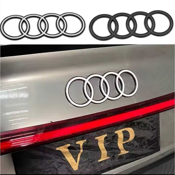 Кільця емблема значок Audi в решітку багажник нового зразка