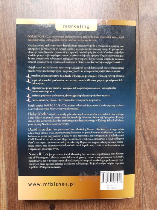 Philip Kotlet - "dobro popłaca" marketing