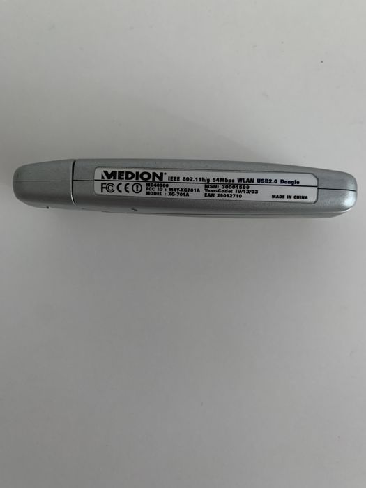Бездротовий адаптер WI-FI medion “ieee 802.11b/g
