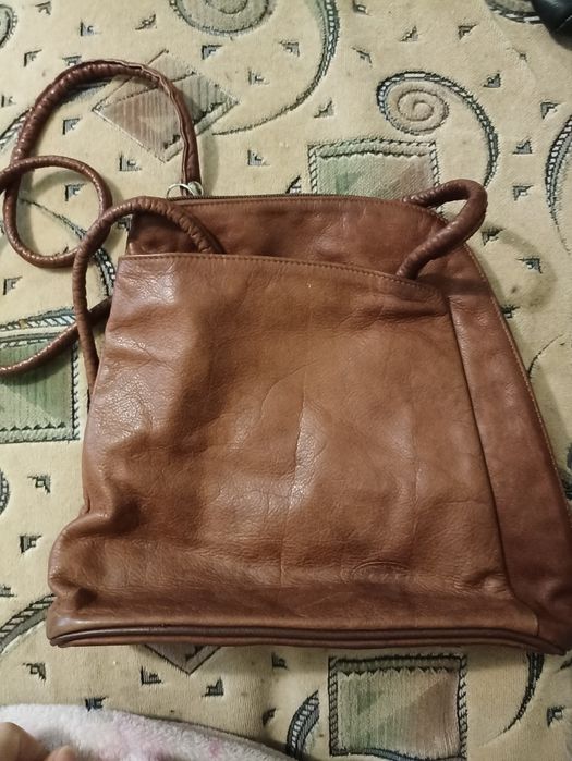 Шкіряна сумка трансформер