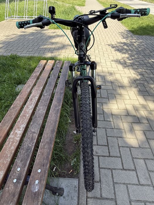 Rower górski INDIANA MTB czarno-miętowy27,5 cala