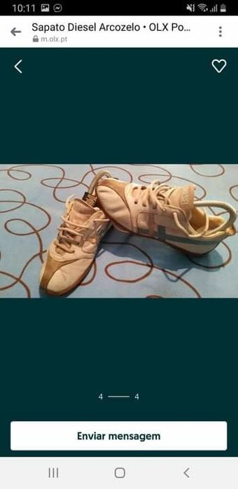 Sapatos da marca Diesel