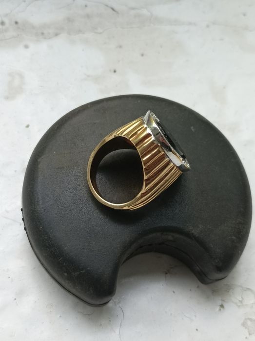 Перстень мужской/женский 18 каратная позолота