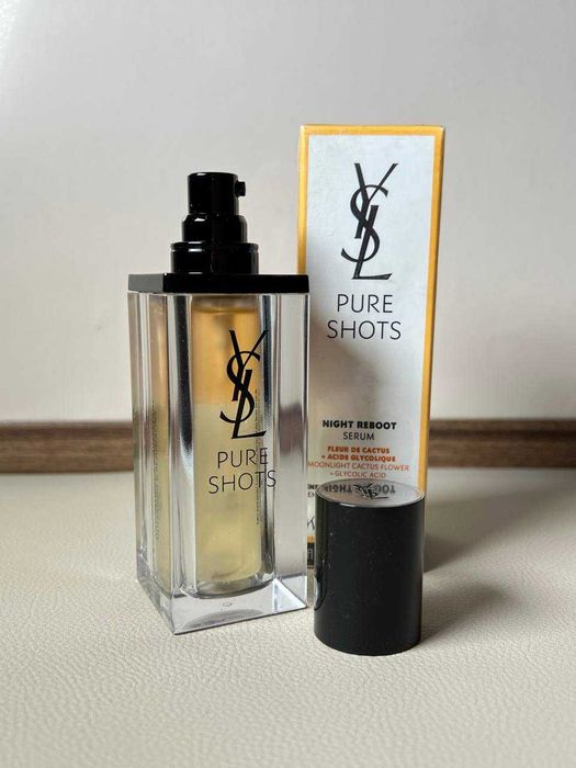 Нічна сироватка Yves Saint Laurent Pure Shots Night Reboot Resurfacing