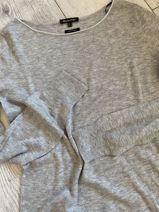 Massimo Dutti sweter orginalny 38% welna ,22% jedwab i 10% kasxmir roz 36-38 nowy