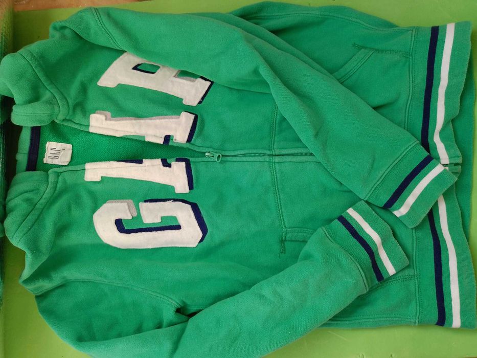 Кофта, Gap, 12, зелений, фліс, 11, сіра, худі, товстовка, светр, GAP